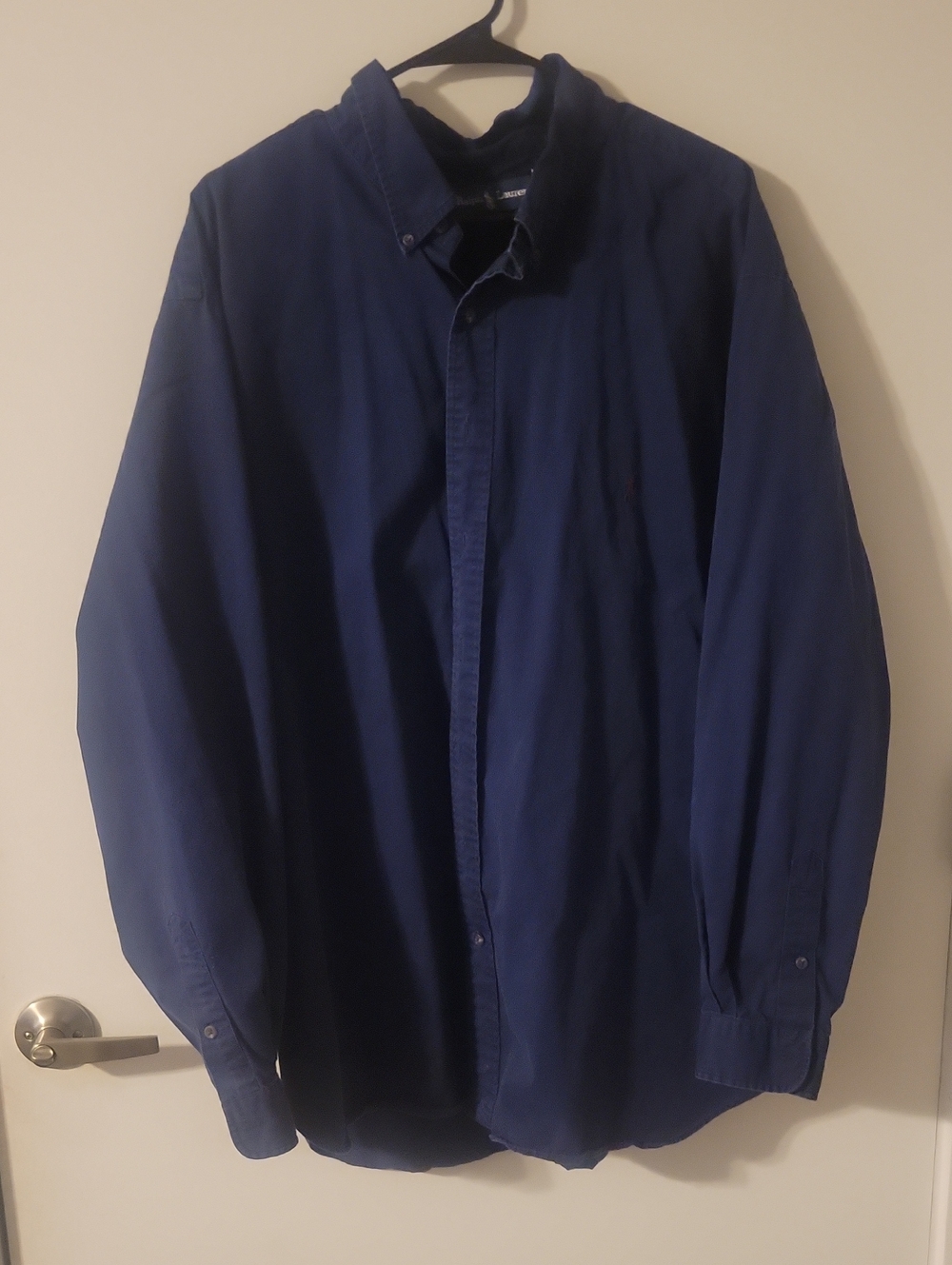Ralph Lauren Classic Button-Down Shirt in Navy - Picture 1 of 4